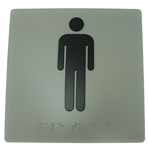 Male toilet sign